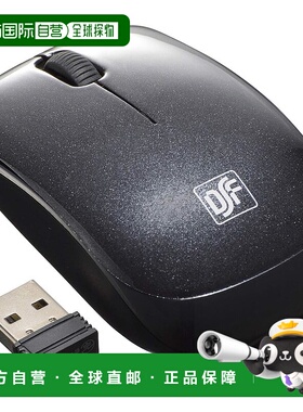 【日本直邮】静音无线鼠标 蓝色 LED S 尺寸 黑色 PC-SMWBS31 K 0