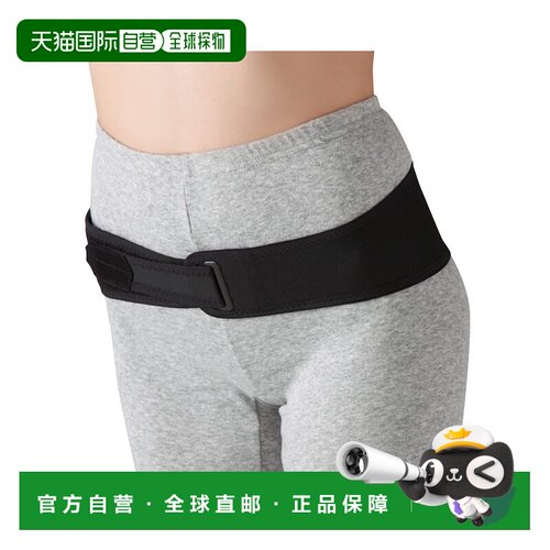 【日本直邮】CERVIN 护腰用具 简易骨盆带 可单手闭合 黑色M-L