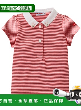 日潮跑腿mikihouse POLO衫 （02）红色 ７０10-5401-454