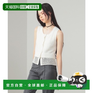 女装 修身 短款 1h可退 针织衫 BEAMS 无袖 多层次设 日本直邮Ray