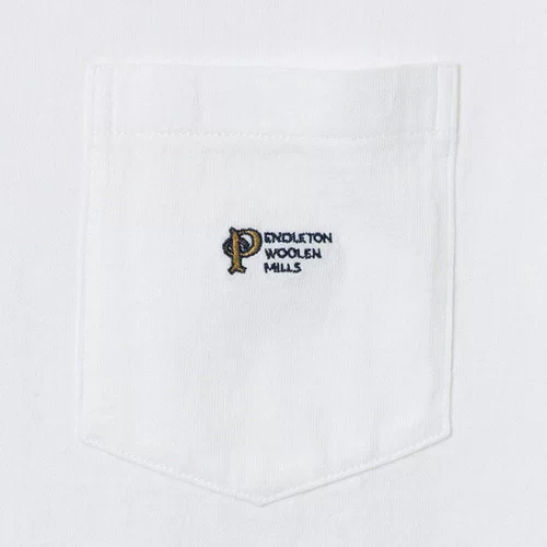 Футболка с прямой почтой японской почты Pendleton Pocket Pendleton 5275-0009 Мужские и женские нейтральные