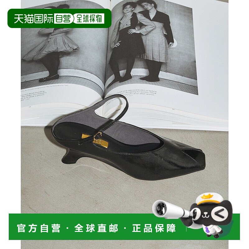 1h可退 日本直邮GRISE 女士 6cm尖头绑带穆勒鞋 人工皮革 秋款 25