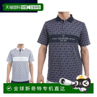 Polo衫 男士 游艇印花短袖 THMA519 Hilfiger 日本直邮Tommy Golf