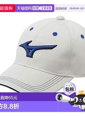 【日本直邮】Mizuno美津浓户外高尔夫鸭舌帽男式白色56-60cm 52MW