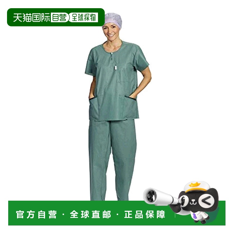 【日本直邮】As One男士医用开衫  一次性磨砂衬衫  M  12件装186