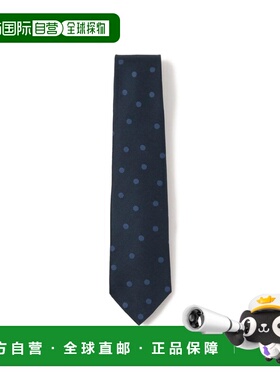 1h可退 日本直邮FITZGERALD 男士 真丝圆点领带 21553733107