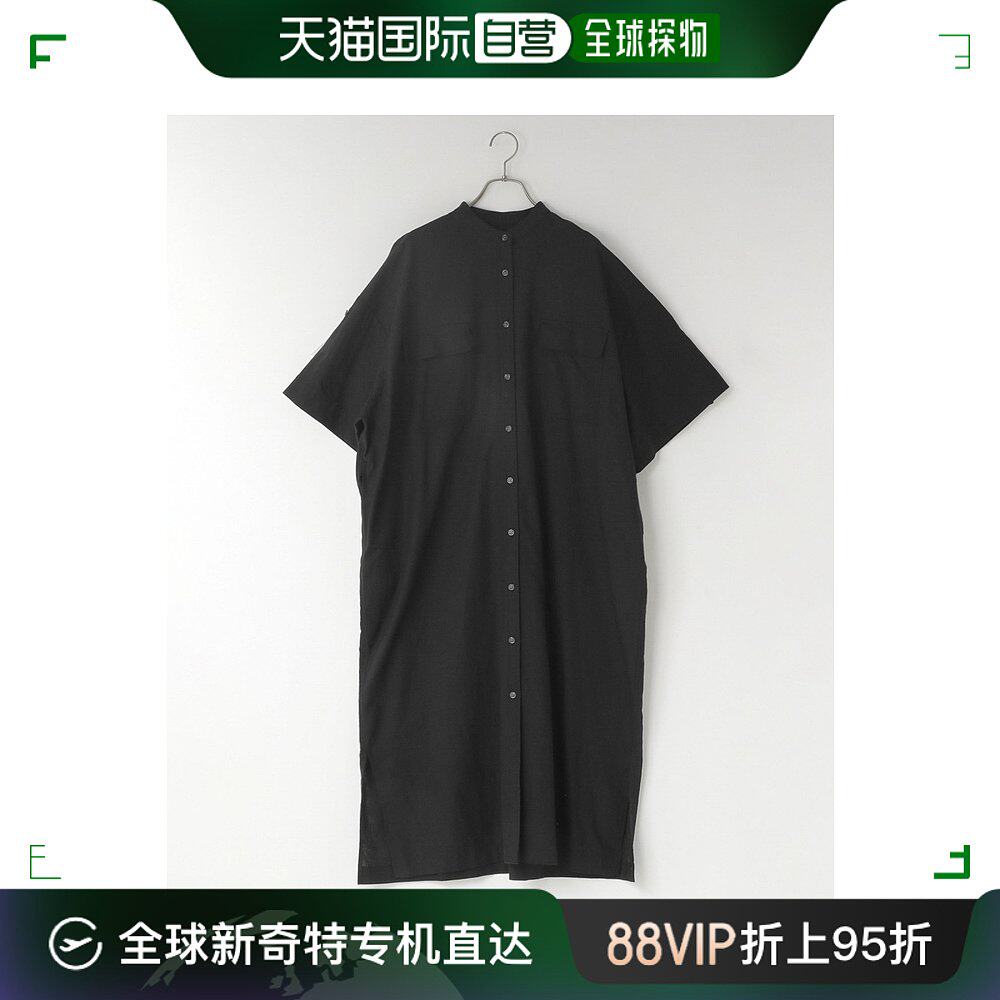 日本直邮LOWRYS FARM 女士休闲半袖衬衫连衣裙 105750