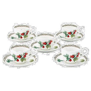 【日本直邮】Noritake 杯子和茶托套装 07:5客套装 咖啡