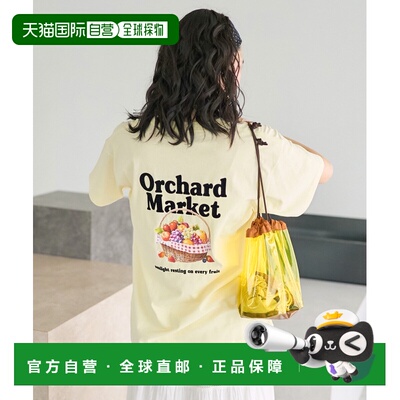 日本直邮FRUIT OF THE LOOM × FREAK'S STORE 女士水果篮印花大T
