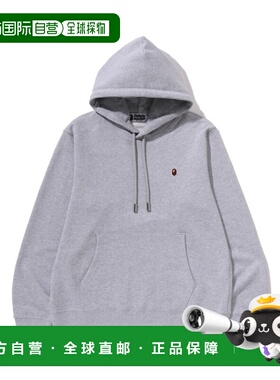 1h可退 日本直邮A BATHING APE 男女同款 常规版型连帽卫衣 胸前