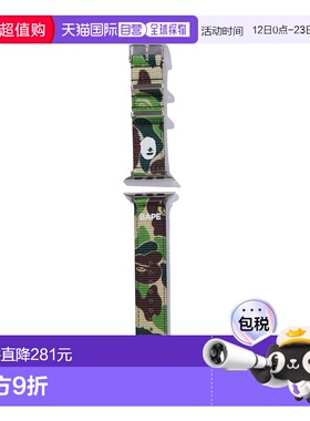 1h可退 日本直邮A BATHING APE 男女同款 ABC CAMO迷彩NATO表带