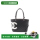 日本直邮中古Chanel香奈儿女包B级9新Tote Bag托特包牛皮托特包黑
