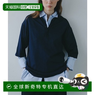 运动 针织 日本直邮ETRE TOKYO 女装 1h可退 polo 型半袖 宽松版 衫