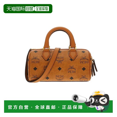 自营 MCM 专柜款 ELLA VISETOS系列 老花满印迷你女士单肩斜挎手
