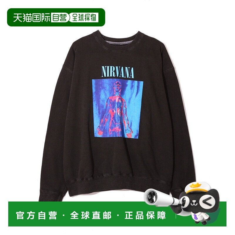 1h可退 日本直邮NIRVANA SLIVER系列联名情侣款卫衣 7925932003