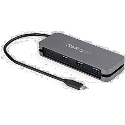【日本直邮】Startech USB-C集线器 4端口/PD适用28.5cm 黑色/灰