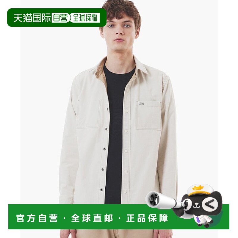 日潮跑腿LACOSTE法国鳄鱼 复古双面纽扣衬衫 CH6413-99