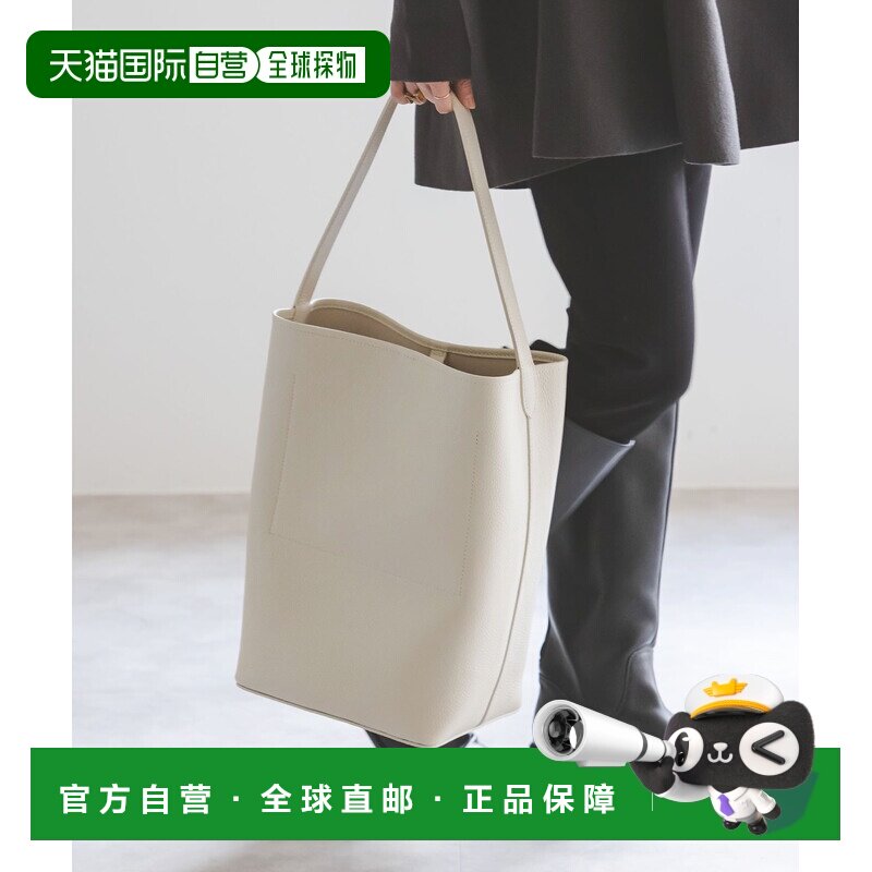 1h可退 日本直邮INNUE 女士 真牛皮托特包 双手柄 复古质感 轻盈