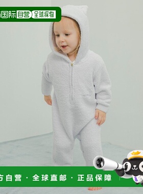 1h可退 日本直邮gelato pique 儿童粉色动物耳朵连体衣 PBNO25902