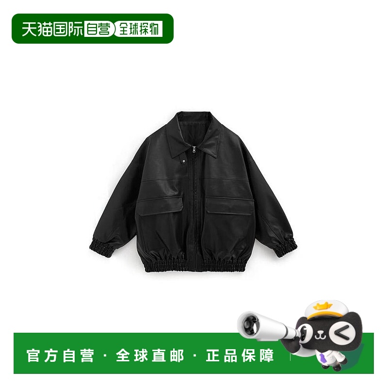 日本直邮日潮 GRL 双翻领oversize皮革短外套 ze863 清楚系穿搭