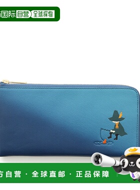 日潮跑腿MOTHERHOUSE Snufkin L Style 长款钱包 Blue Sea mg5489