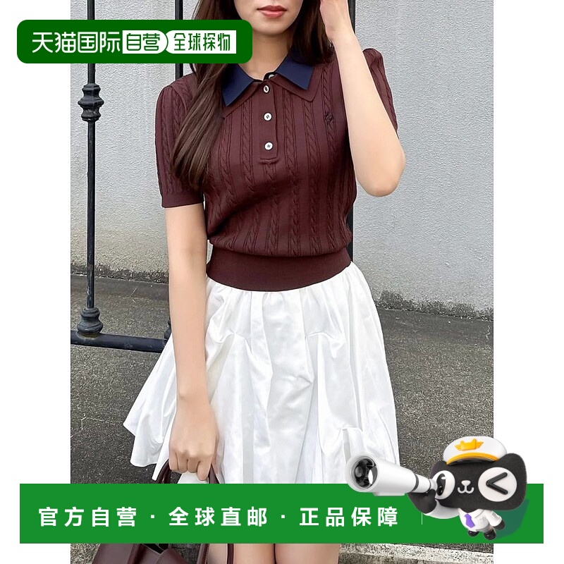 1h可退 日本直邮dazzlin 女装 构筑感 Balloon迷你裙 半身裙 0225