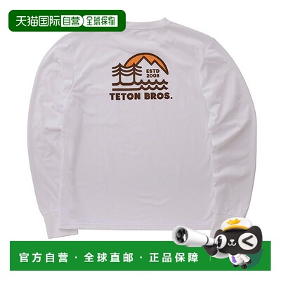 1h可退 日本直邮TETON BROS. 男装 放松版型 长袖T恤 图案设计吸