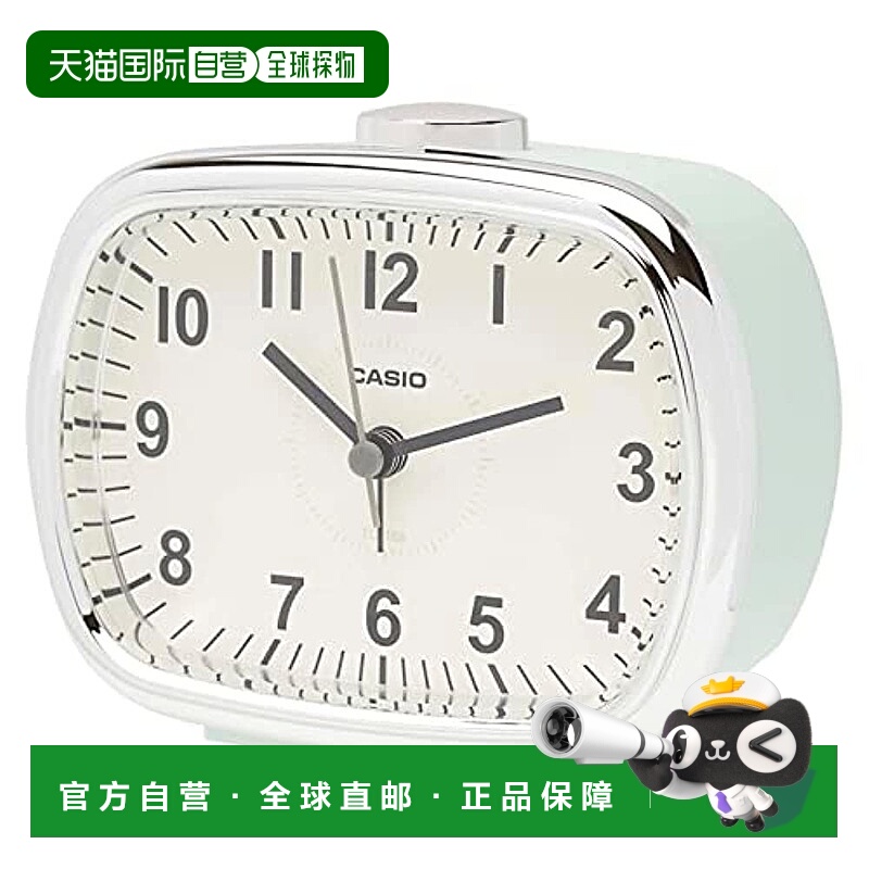 【日本直邮】CASIO卡西欧闹钟TQ-159-3JF时尚简约贪睡夜灯小闹钟