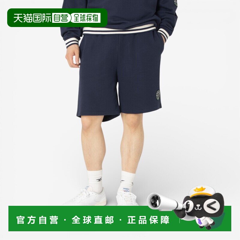 日本直邮Reebok 154378 草坪俱乐部短裤（海军蓝）运动裤休闲裤