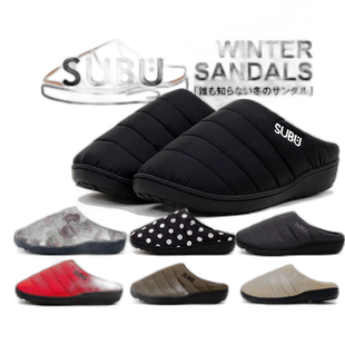 日本直邮SUBU拖鞋冬外穿男女款厚底保暖羽绒鞋一脚蹬鞋子2025新款