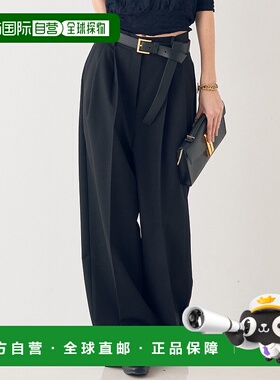 1h可退 日本直邮Rouge vif la cle 女士高腰宽松两褶长裤 3150005