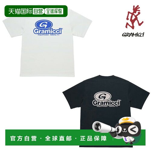 日本直邮Gramicci ‘82 TEE 短袖T恤 G6SU-T100 男女通用 2026年
