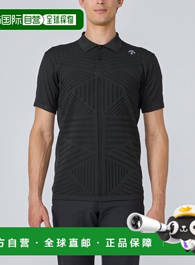 日本直邮DESCENTE 高尔夫Triporous半袖针织polo衫 [g-arc collec