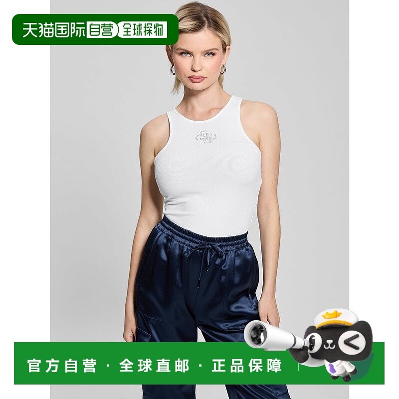 日本直邮Guess NEW Sl Round Nk Guendalina Top 上衣 [GU1432EW0