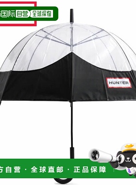 日本直邮Hunter 透明胡子泡泡伞黑色UAU7029UPM-BLK