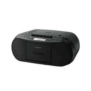 【日本直邮】Sony索尼CD录音机支持广播FM/AM黑色CFD-S70 B