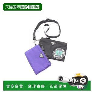 日本直邮中古Prada普拉达男包A级95新Shoulder bag肩包尼龙斜挎包