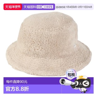 日本直邮NEW ERA 帽子 水桶01 貂毛绒款 14307411 米色 M码 帽子