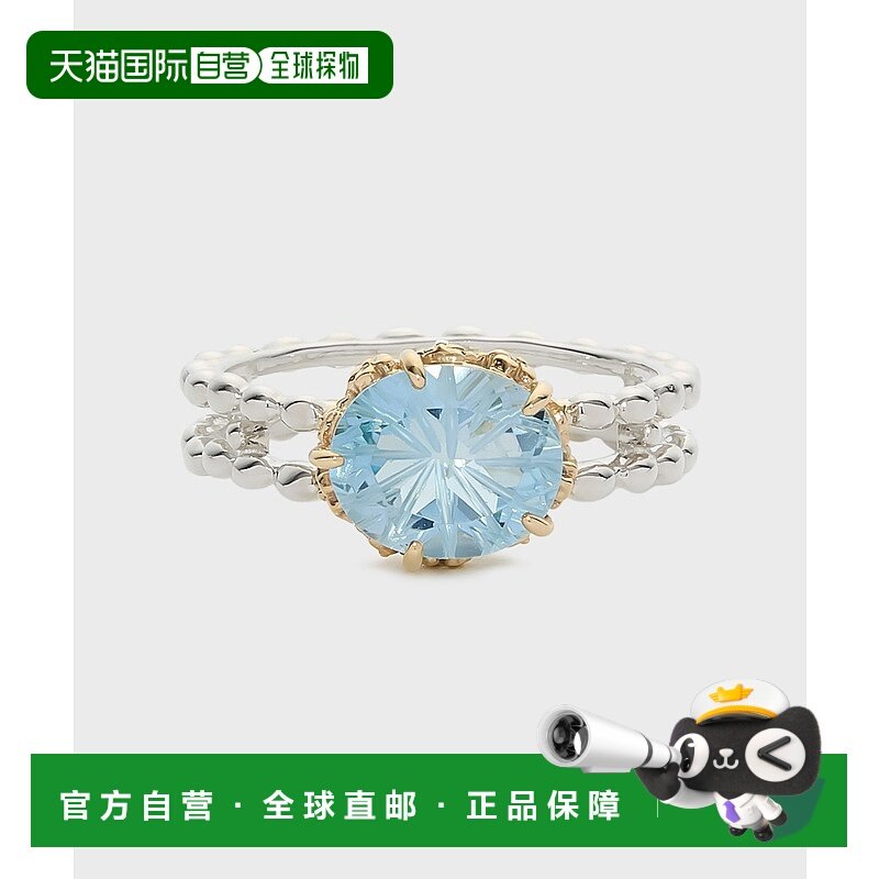 1h可退 日本直邮NOJESS 女士K5蓝托帕石湖面记忆戒指 30252111055