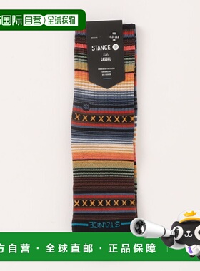 1h可退 日本直邮STANCE儿童袜子 KIDS CURREN CREW 黑色 #BLK K55