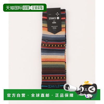 1h可退 日本直邮STANCE儿童袜子 KIDS CURREN CREW 黑色 #BLK K55