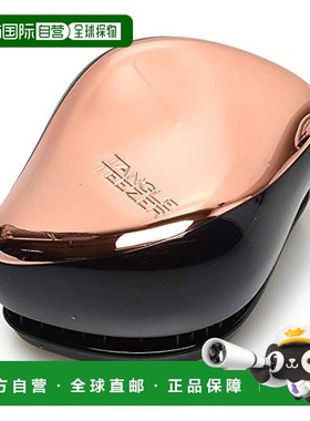 【日本直邮】Tangle Teezer 紧凑型 造型梳子 解結梳 玫瑰金 1個
