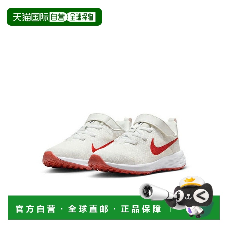 日本直邮 Nike 儿童魔术贴运动鞋 Revolution6NN PSV 白色 [DD109