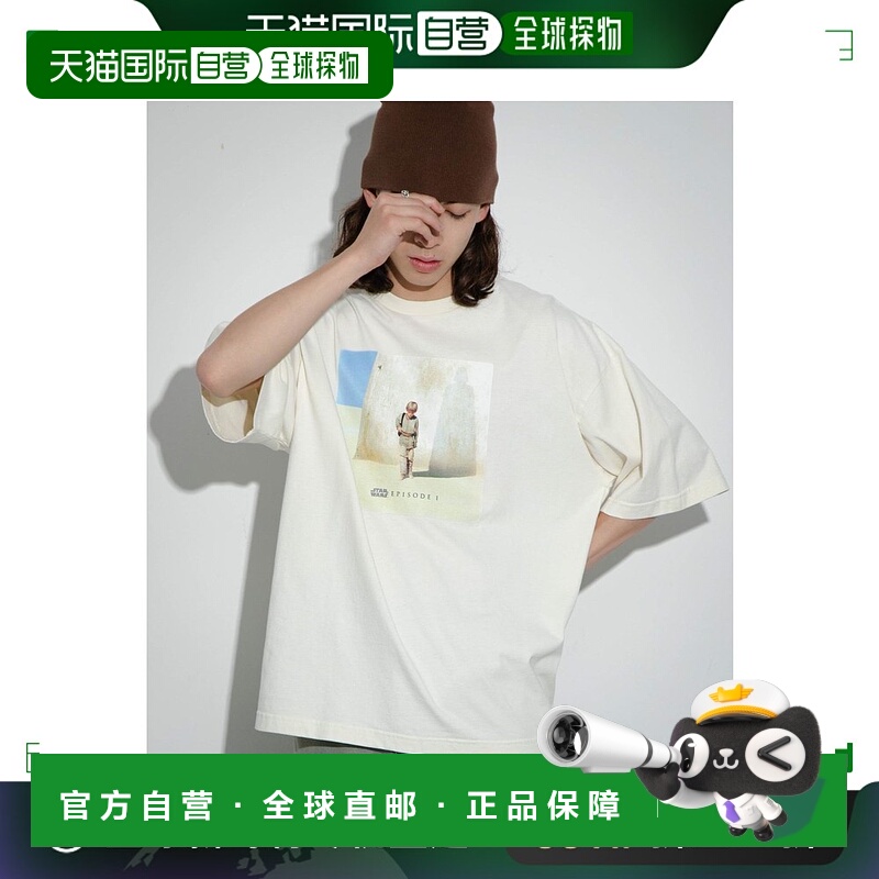 日本直邮STAR WARS 男女同款印花T恤 MC24SM06M0011