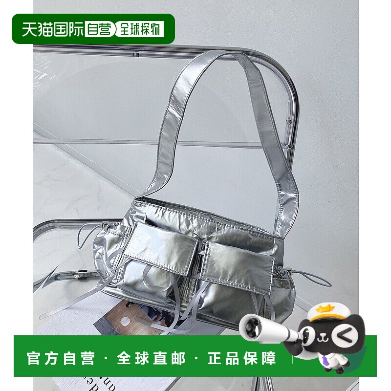 1h可退 日本直邮AS KNOW AS plus 女士蝴蝶结双口袋斜挎包 ZT8677