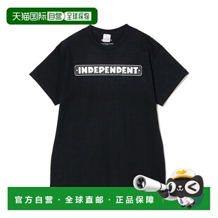 1h可退 日本直邮INDEPENDENT 男装 定番Chrome Bar Logo T恤 半袖