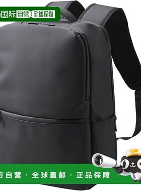 【日本直邮】宜丽客 双肩背包 方形 撥水 19L 黑色 BM-XBPSQ01BK