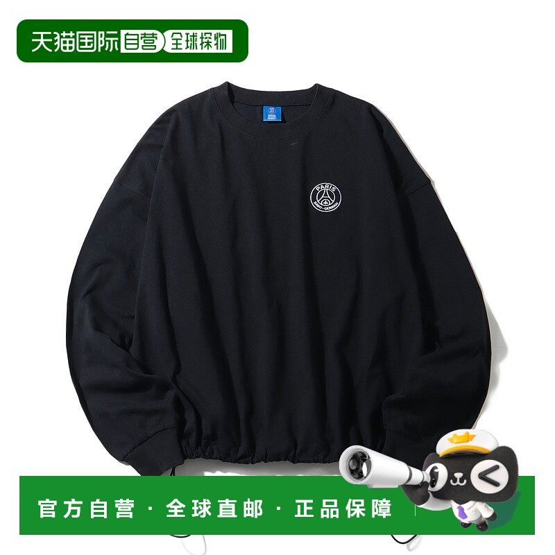 1h可退 日本直邮Paris Saint-Germain 男女同款 裾抽绳 重磅刺绣T