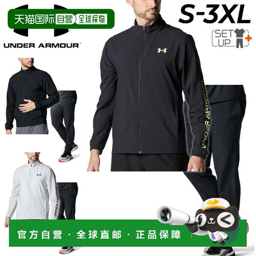 日本直邮Under Armour/安德玛 6001543-6001544 男款 运动长裤 黑