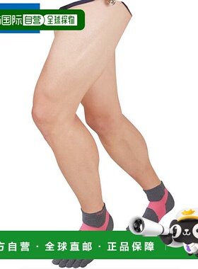 日本直邮ZAMST AS-1 五趾袜（灰色 x 粉色）M 码运动配件支撑装备